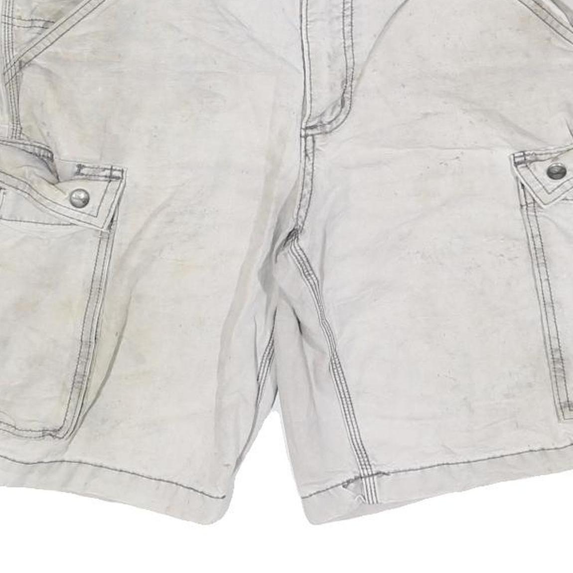 CARHARTT Mens Shorts Beige Casual Cargo M W32 Relaxed Fit Cotton Blend