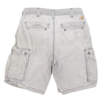 CARHARTT Mens Shorts Beige Casual Cargo M W32 Relaxed Fit Cotton Blend