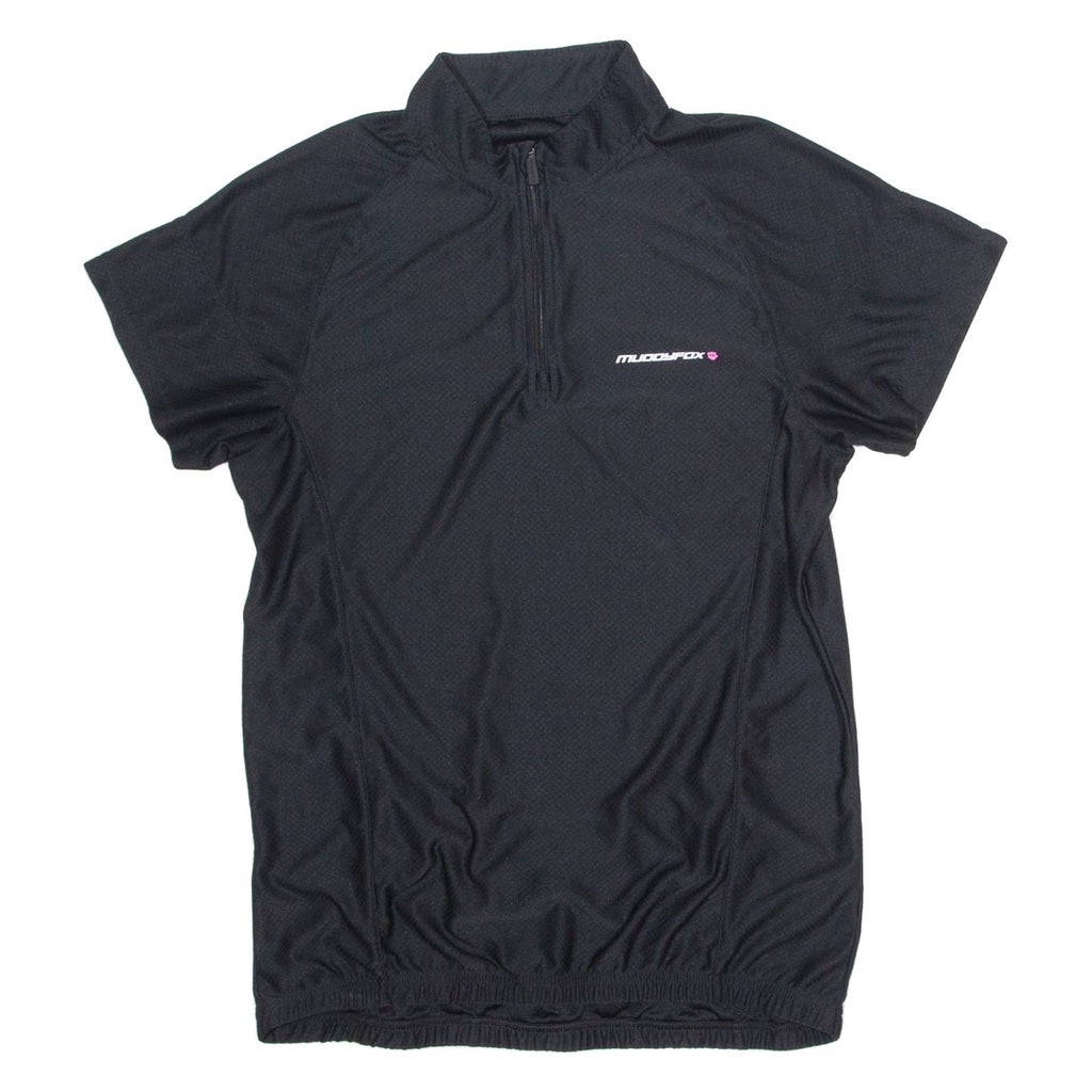 MUDDYFOX Cycling Mens Jersey Black 1/4 Zip L