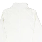PUMA Womens White Jacket UK 10 Polyester Blend Plain Zip Lightweight Sportswear