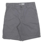 CARHARTT Mens Shorts Grey Casual M W34 Cotton Blend Relaxed Fit Workwear