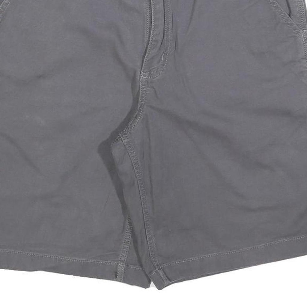 CARHARTT Mens Shorts Grey Casual M W34 Cotton Blend Relaxed Fit Workwear