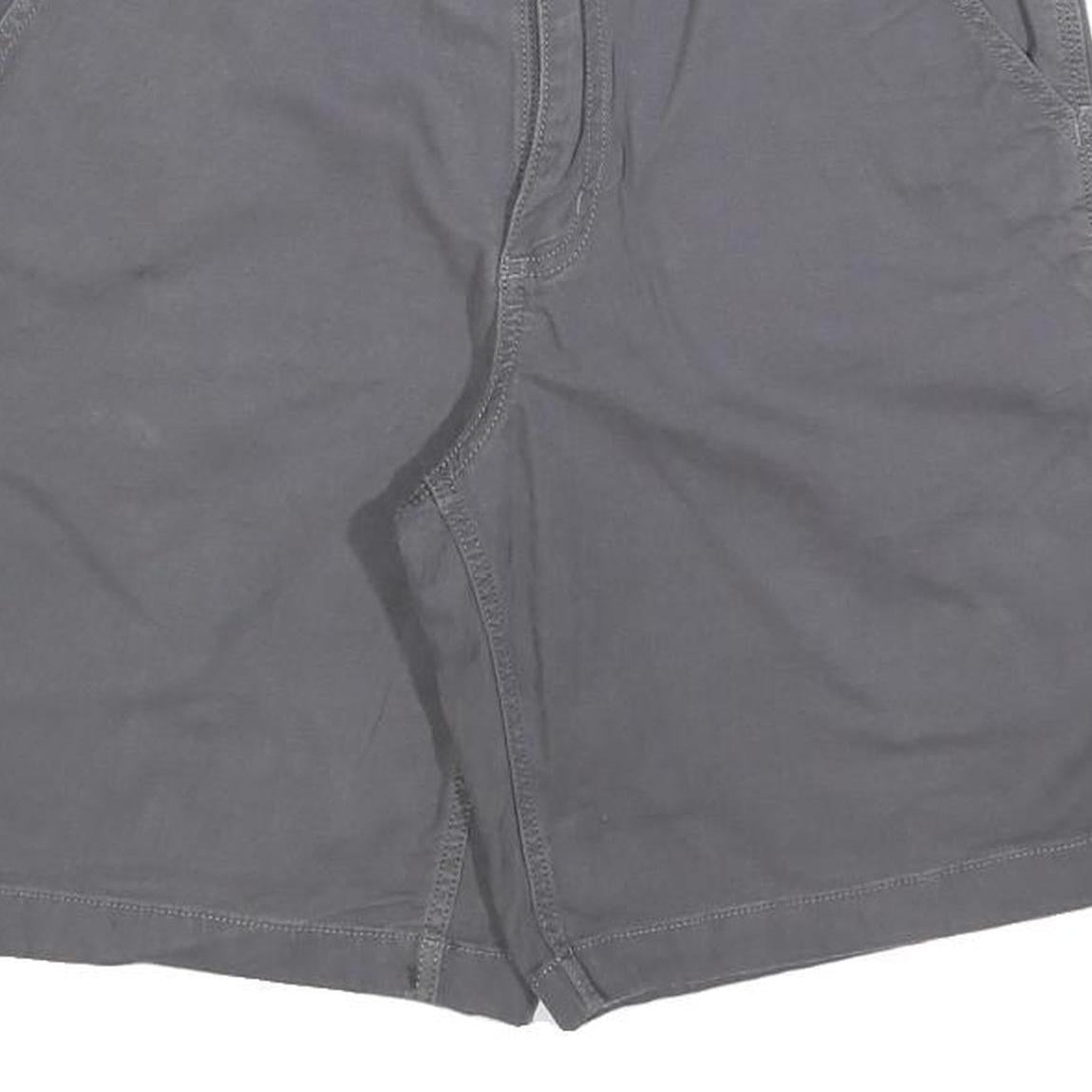 CARHARTT Mens Shorts Grey Casual M W34 Cotton Blend Relaxed Fit Workwear