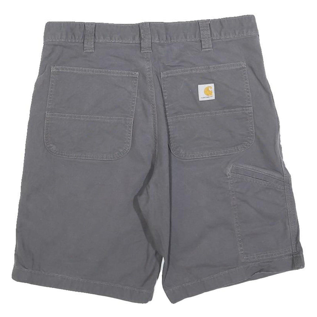 CARHARTT Mens Shorts Grey Casual M W34 Cotton Blend Relaxed Fit Workwear