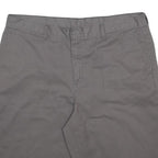 DICKIES Mens Grey Casual Cotton Blend Shorts L W38 Workwear Relaxed Fit