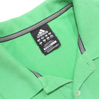 ADIDAS Mens Green Polo Shirt XL Cotton Blend Short Sleeve Basic Sport Casual