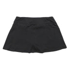 FILA Womens Black Mini Polyester Blend Plain UK 12 Sports Skort Activewear