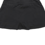 FILA Womens Black Mini Polyester Blend Plain UK 12 Sports Skort Activewear