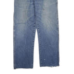 DICKIES Mens Regular Blue Denim Cotton Blend Jeans W38 L30 Zip Casual Workwear