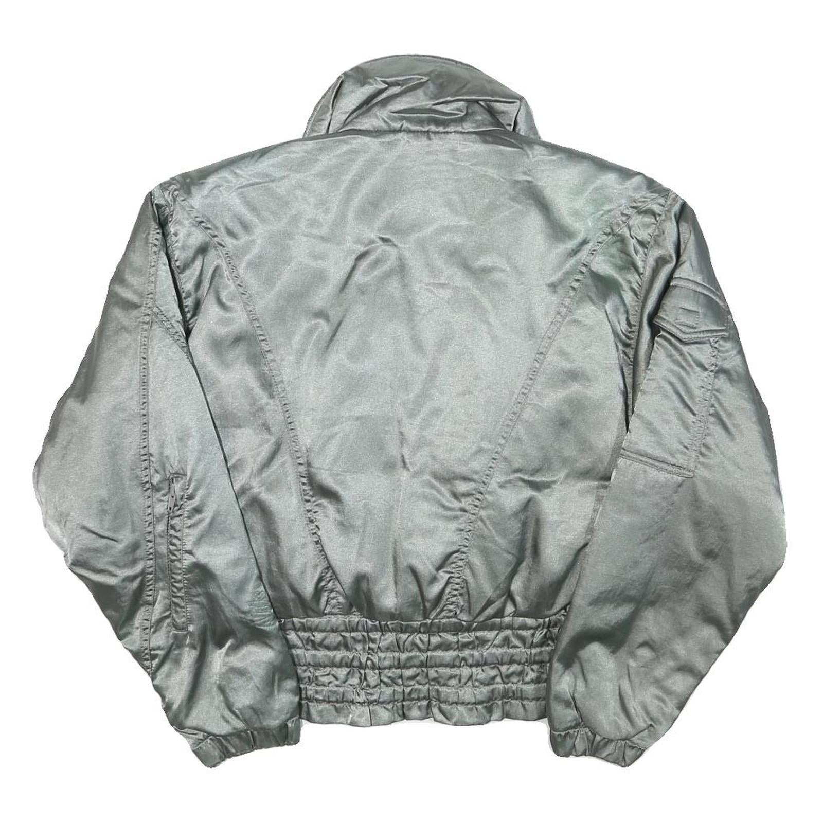 NILS Womens Silver Jacket XS Polyester Blend Plain Zip Casual Lightweight