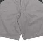 DICKIES Mens Shorts Grey & Black Casual Cotton Blend M W30 Workwear