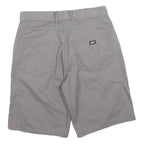 DICKIES Mens Shorts Grey & Black Casual Cotton Blend M W30 Workwear