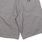 DICKIES Mens Shorts Grey & Black Casual Cotton Blend M W30 Workwear