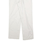 RIDERS Womens Cotton Blend White Regular Straight Trousers W30 L30 Comfortable