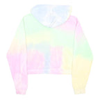 VANS Womens Pastel Tie Dye Hoodie S Cropped Pullover Casual Graphic