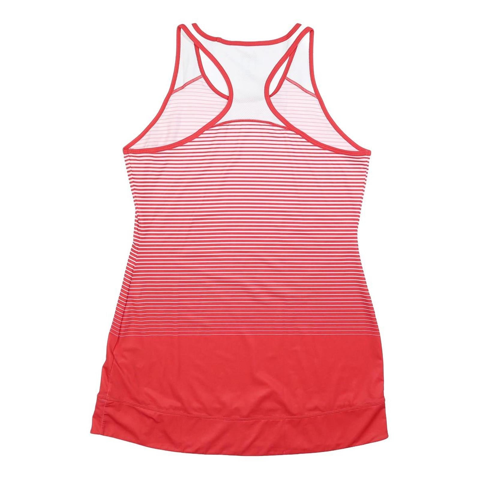 WILSON Womens Red & White Sleeveless Day Polyester Blend Dress Size M Tennis