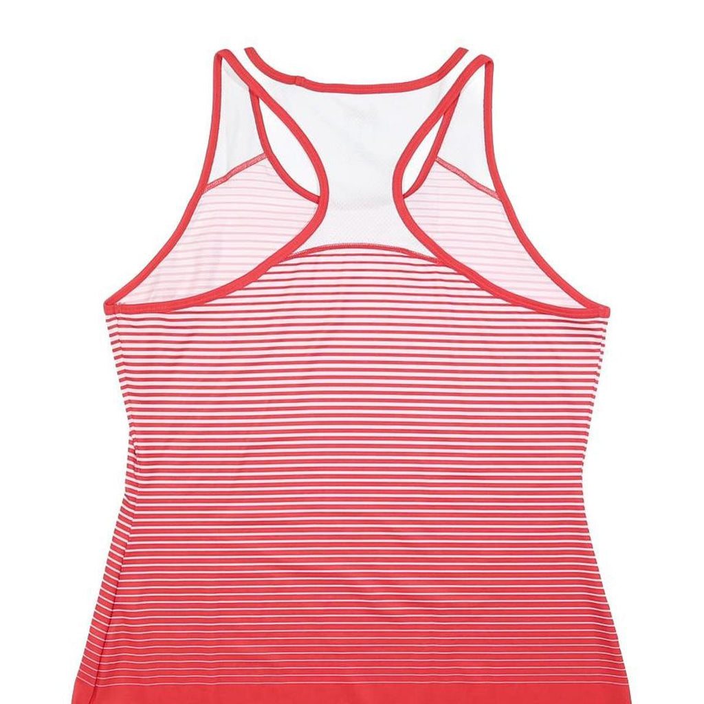 WILSON Womens Red & White Sleeveless Day Polyester Blend Dress Size M Tennis