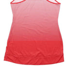 WILSON Womens Red & White Sleeveless Day Polyester Blend Dress Size M Tennis