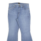 LEE Womens Jeans Blue Slim Flared Denim Medium W33 L30 Classic Style Zip Closure