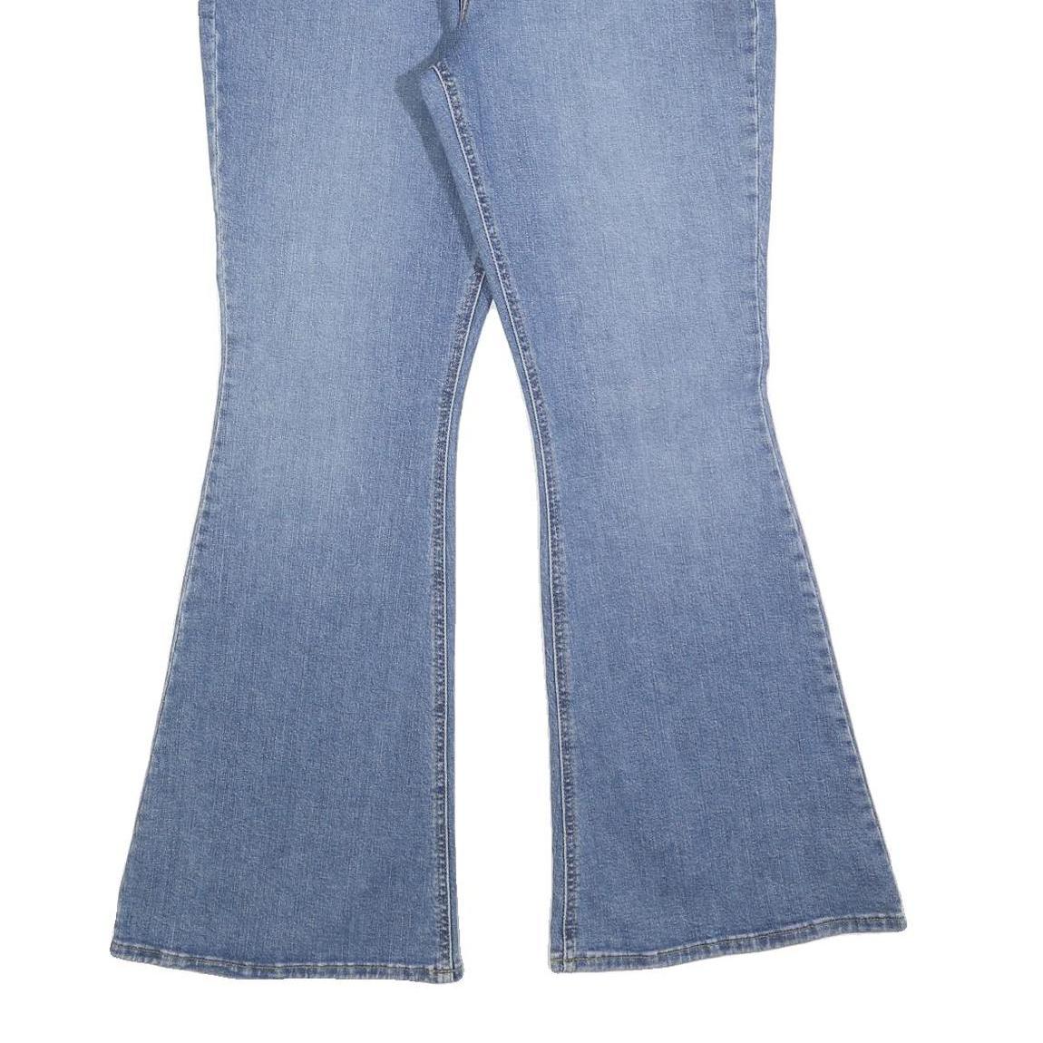 LEE Womens Jeans Blue Slim Flared Denim Medium W33 L30 Classic Style Zip Closure