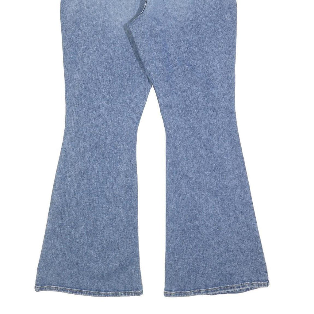 LEE Womens Jeans Blue Slim Flared Denim Medium W33 L30 Classic Style Zip Closure