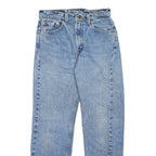LEVI'S 505 Jeans Mens Blue Regular Straight 90s Stone Wash W28 L27