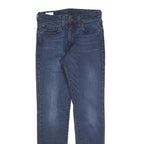 LEVI'S 511 BIG E Mens Jeans Blue Slim Skinny Denim W27 L32 Big E Logo Zip Fly