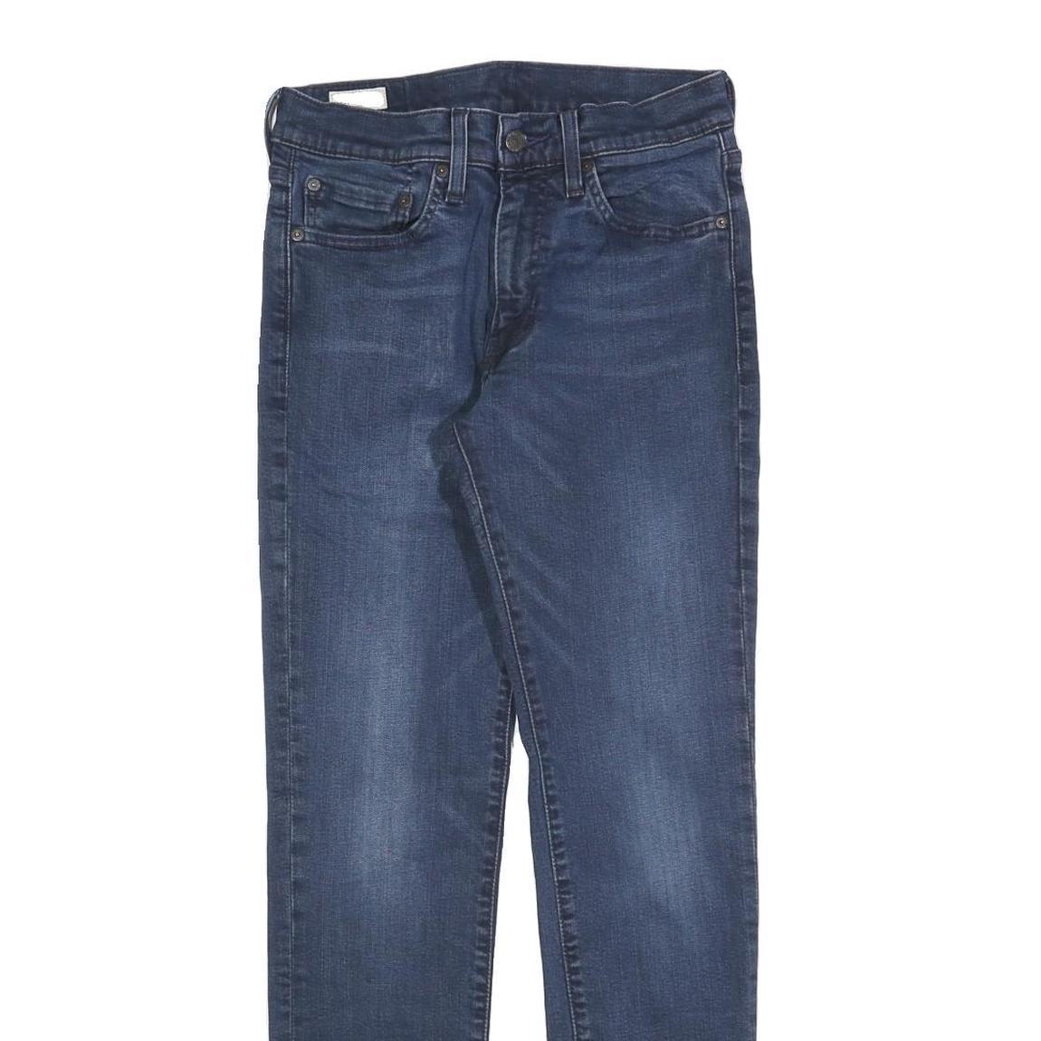 LEVI'S 511 BIG E Mens Jeans Blue Slim Skinny Denim W27 L32 Big E Logo Zip Fly