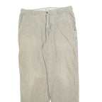 COLUMBIA Mens Cotton Blend Beige Regular Straight Trousers W36 L34 Casual