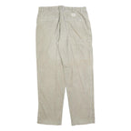 COLUMBIA Mens Cotton Blend Beige Regular Straight Trousers W36 L34 Casual