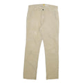 CARHARTT Mens Cotton Blend Beige Regular Straight Leg Trousers W30 L29 Workwear