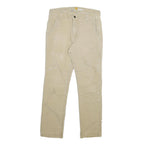 CARHARTT Mens Cotton Blend Beige Regular Straight Leg Trousers W30 L29 Workwear