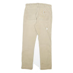 CARHARTT Mens Cotton Blend Beige Regular Straight Leg Trousers W30 L29 Workwear
