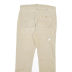 CARHARTT Mens Cotton Blend Beige Regular Straight Leg Trousers W30 L29 Workwear