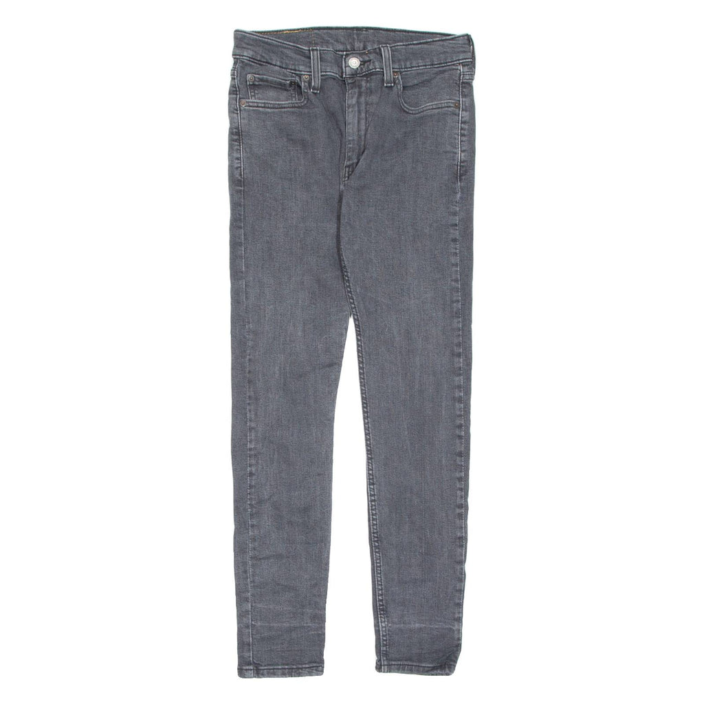 LEVI'S 519 Jeans HI-BALL Mens Black Slim Skinny W30 L28