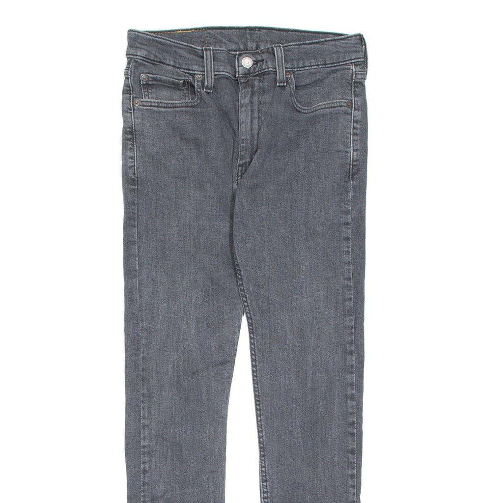 LEVI'S 519 Jeans HI-BALL Mens Black Slim Skinny W30 L28