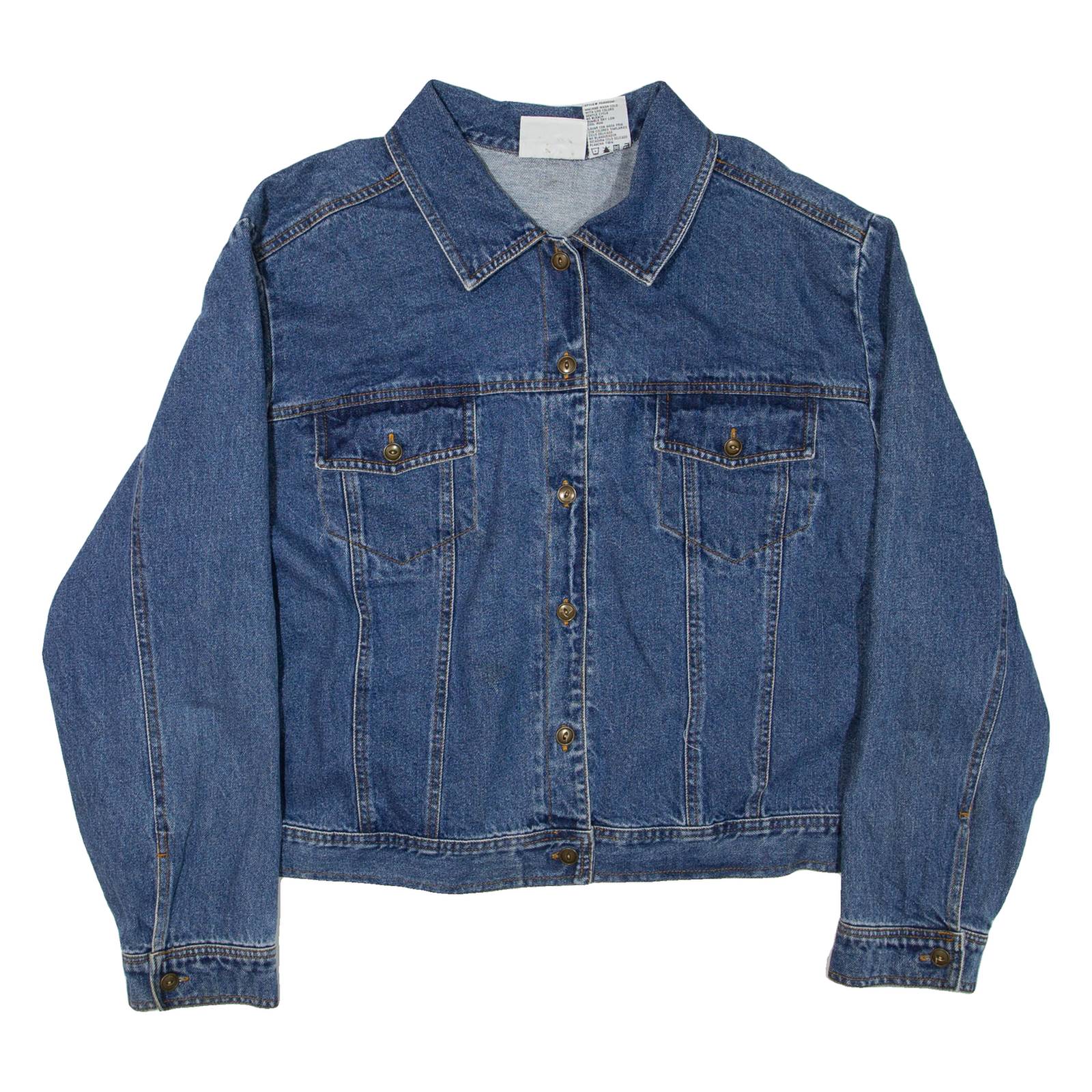 Womens Denim Jacket Blue 2XL
