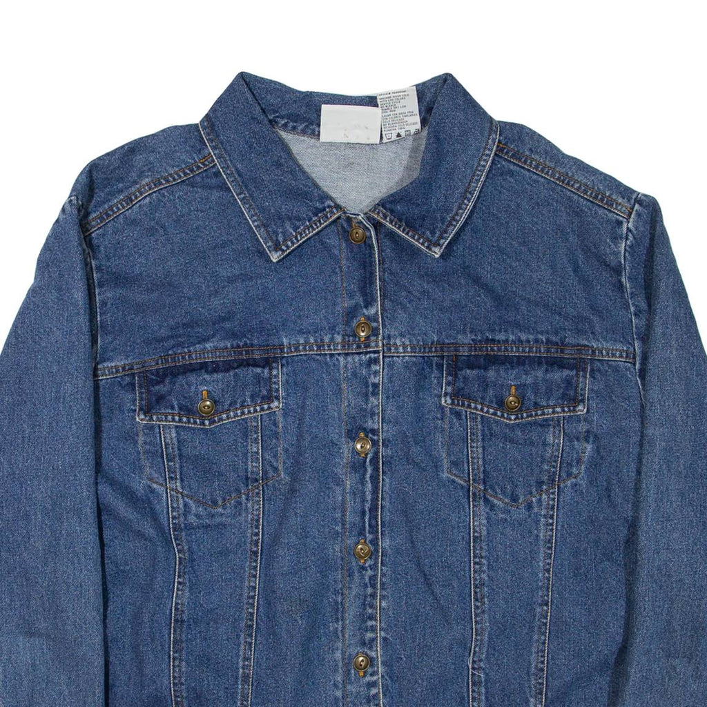 Womens Denim Jacket Blue 2XL