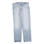 CARHARTT Mens Jeans Blue Regular Straight Denim Light W30 L32 Classic Zip