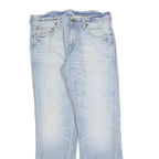 CARHARTT Mens Jeans Blue Regular Straight Denim Light W30 L32 Classic Zip