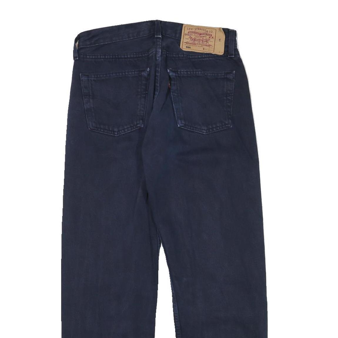 LEVI'S Mens Jeans Blue Regular Straight Denim Raw W28 L27 Classic Button Fly