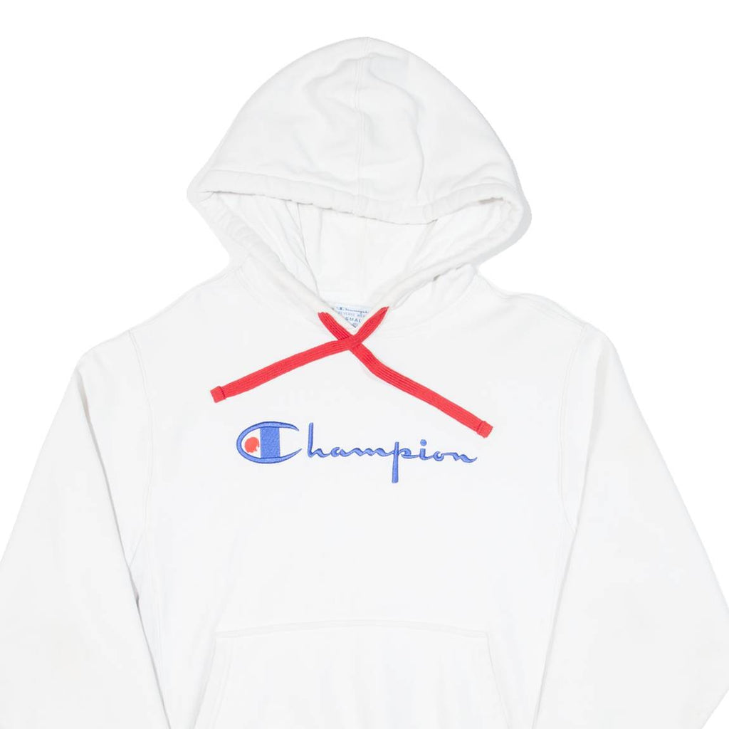 CHAMPION REVERSE WEAVE Mens White Hoodie S