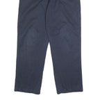 DICKIES Mens Regular Fit Navy Blue Cotton Blend Straight Leg Trousers W38 L29