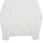 TOMMY HILFIGER Mens Grey Blue Argyle V-Neck Cotton Jumper M Classic Pre-Loved