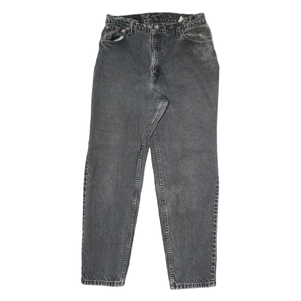 LEVI'S Mens Jeans Black Slim Skinny Denim W28 L27 Classic Cotton Zip Fastening