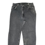 LEVI'S Mens Jeans Black Slim Skinny Denim W28 L27 Classic Cotton Zip Fastening