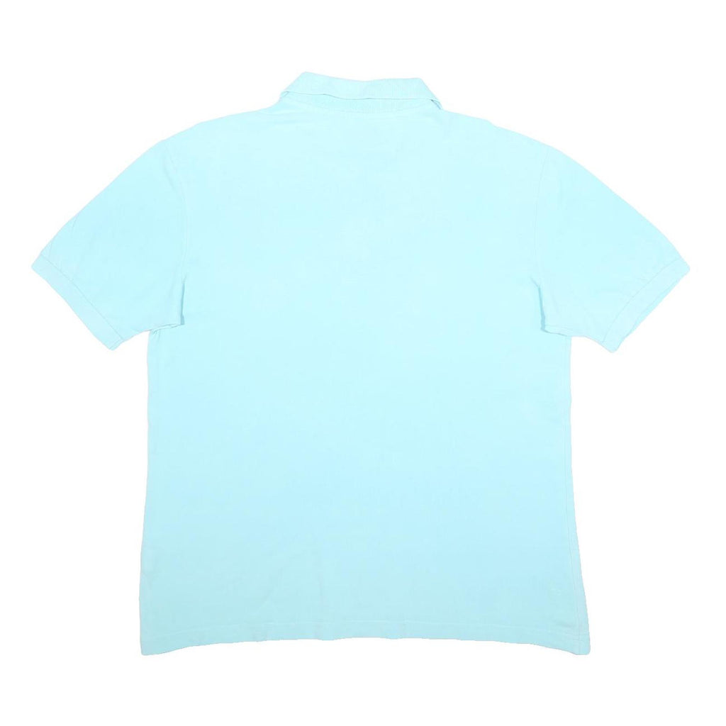 KAPPA Mens Blue Short Sleeve Plain XL Cotton Polo Shirt Logo