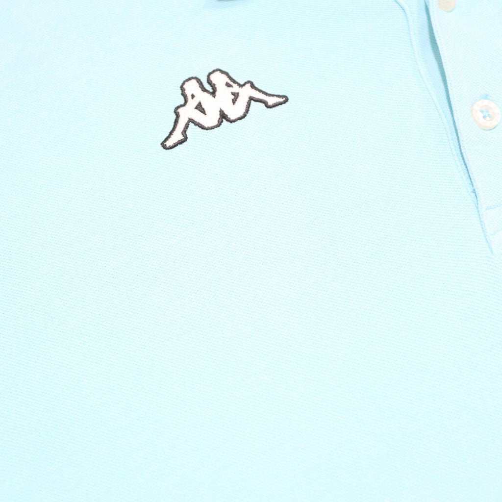 KAPPA Mens Blue Short Sleeve Plain XL Cotton Polo Shirt Logo