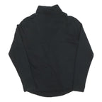 PUMA Womens Black Jacket UK 12 Cotton Zip Plain Casual Lightweight Sportswear