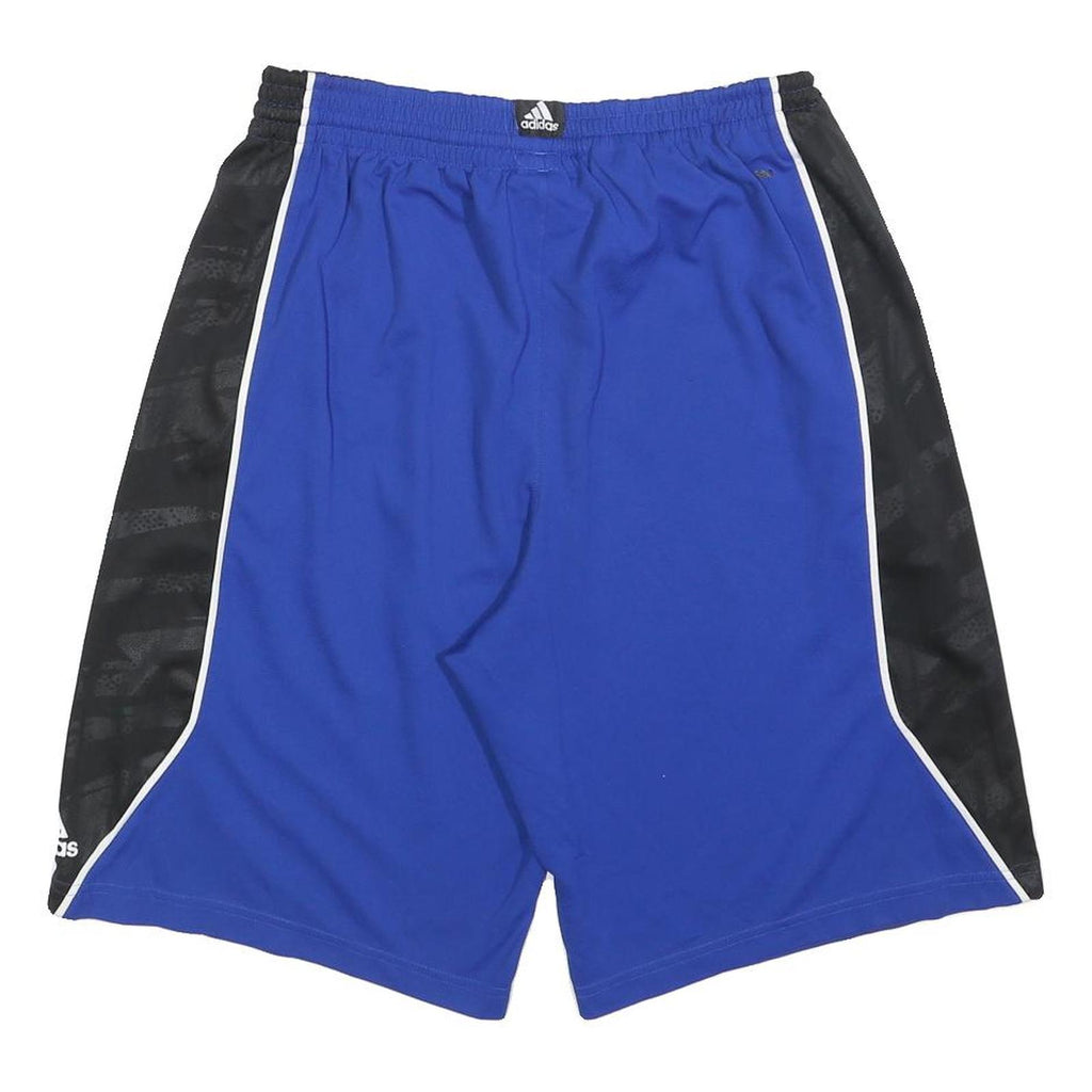 ADIDAS Mens Shorts Blue & Black Sports Basketball M W30 Athletic